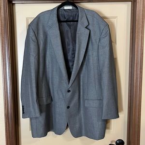 Geoffrey Beene:  58L:  65% Polyester:  35% Viscose:  Dry Clean Only